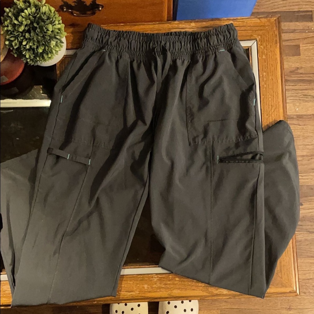 Dark grey scrub pants